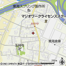 愛知県小牧市村中615周辺の地図