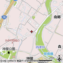 愛知県春日井市神屋町1002周辺の地図