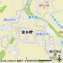 岐阜県土岐市妻木町180周辺の地図