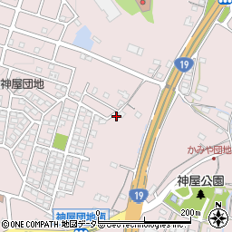 愛知県春日井市神屋町1377周辺の地図