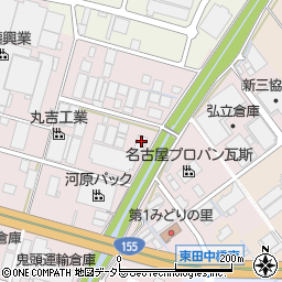 愛知県小牧市東田中1312周辺の地図