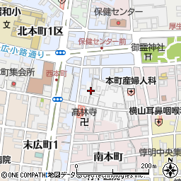 京都府福知山市東本町周辺の地図