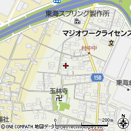 愛知県小牧市村中609周辺の地図