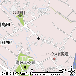 静岡県御殿場市川島田1438-15周辺の地図