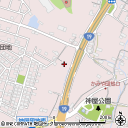 愛知県春日井市神屋町1381周辺の地図