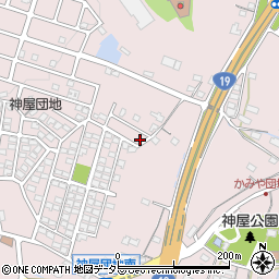 愛知県春日井市神屋町1412-20周辺の地図