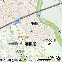 神奈川県小田原市小船1124周辺の地図