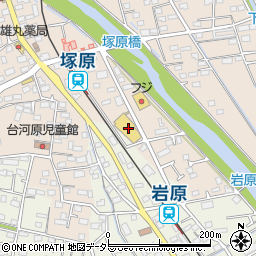フジ塚原店周辺の地図