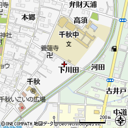 愛知県一宮市千秋町佐野高須2950-6周辺の地図