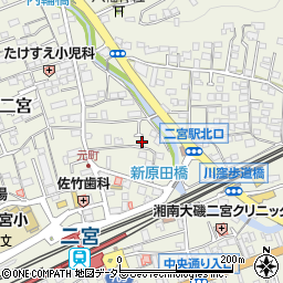神奈川県中郡二宮町二宮周辺の地図