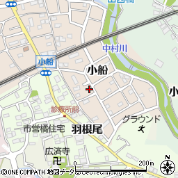 神奈川県小田原市小船1121周辺の地図