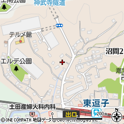 神奈川県逗子市沼間2丁目3-17周辺の地図