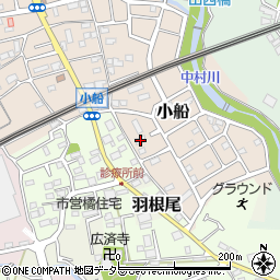 神奈川県小田原市小船1105周辺の地図