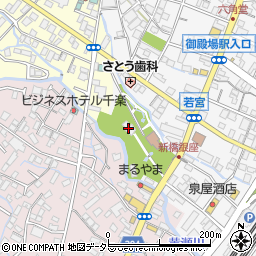 新橋浅間神社周辺の地図