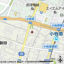 愛知県小牧市小牧原新田1854周辺の地図