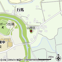 山神社周辺の地図