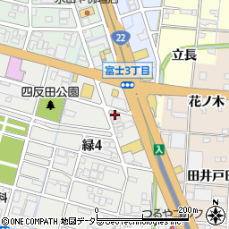大阪カルビ愛知一宮バイパス店周辺の地図