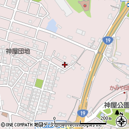 愛知県春日井市神屋町1412-19周辺の地図