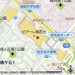 近田屋アピタ桃花台店周辺の地図
