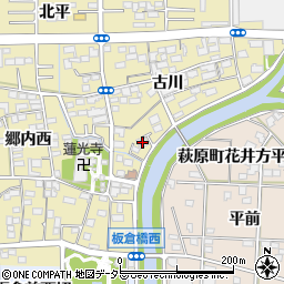 愛知県一宮市三条古川38周辺の地図