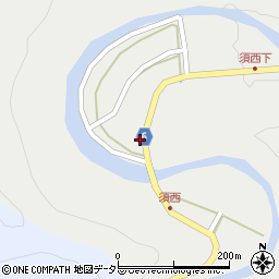 兵庫県養父市大屋町須西61周辺の地図