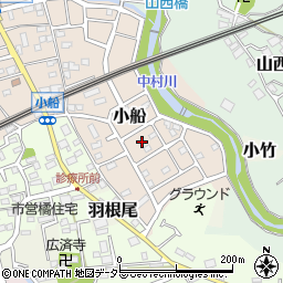 神奈川県小田原市小船1092周辺の地図