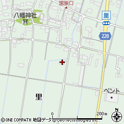 岐阜県安八郡輪之内町里670周辺の地図