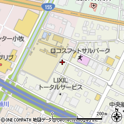 愛知県小牧市小牧原新田1126-6周辺の地図