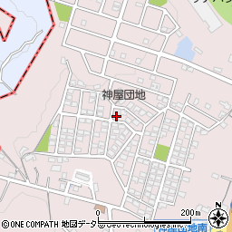 愛知県春日井市神屋町1398-53周辺の地図