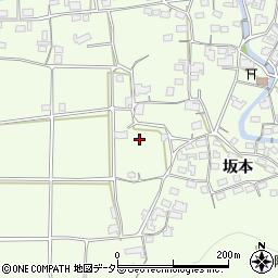 京都府綾部市高津町中溝周辺の地図