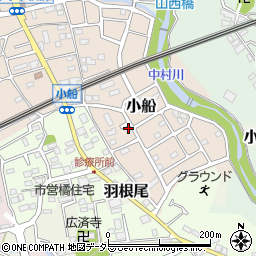 神奈川県小田原市小船1120周辺の地図