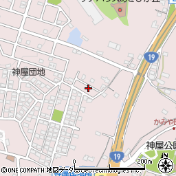 愛知県春日井市神屋町1412周辺の地図