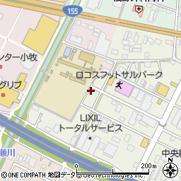 愛知県小牧市小牧原新田1126周辺の地図