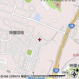 愛知県春日井市神屋町1421周辺の地図