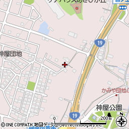 愛知県春日井市神屋町1412-14周辺の地図
