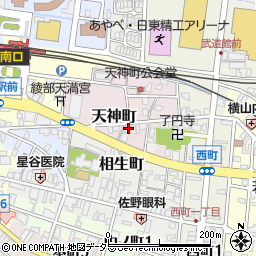 京都府綾部市天神町西綾部周辺の地図