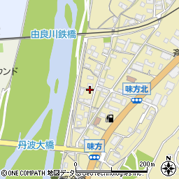 京都府綾部市味方町舟ノ上周辺の地図