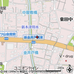 愛知県小牧市東田中2467周辺の地図