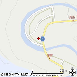 兵庫県養父市大屋町須西68周辺の地図