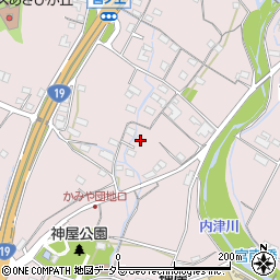 愛知県春日井市神屋町1022周辺の地図