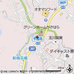 龍福 笠原店周辺の地図