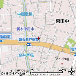 愛知県小牧市東田中2465周辺の地図
