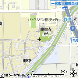 愛知県一宮市大和町福森郷22周辺の地図