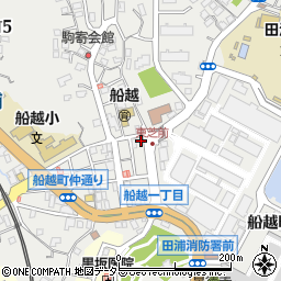 田浦内科クリニック周辺の地図