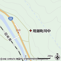 鳥取県鳥取市用瀬町川中周辺の地図
