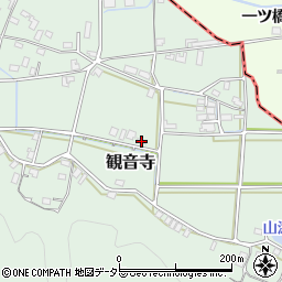 京都府福知山市観音寺190周辺の地図