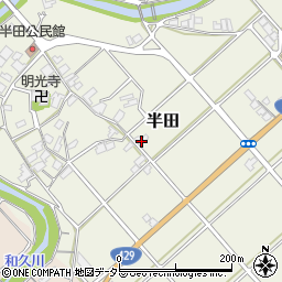 京都府福知山市半田699周辺の地図