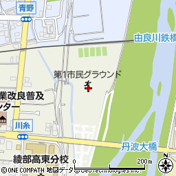 〒623-0012 京都府綾部市川糸町の地図