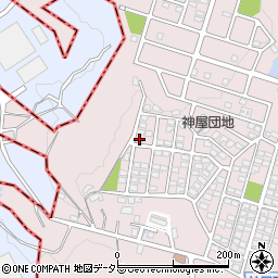 愛知県春日井市神屋町1398-76周辺の地図