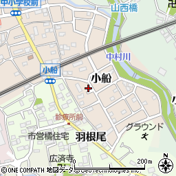 神奈川県小田原市小船1114周辺の地図